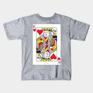 Trump King of Heart Card T-shirt Kids T-Shirt